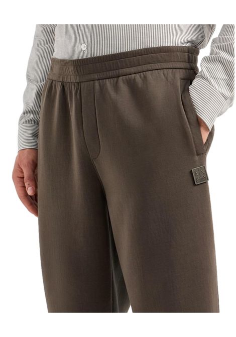 PANTALONI JOGGER IN COTONE STRETCH CON BANDA A CONTRASTO ARMANI EXCHANGE | Pantaloni | 6DZPHD ZJNPZ4892